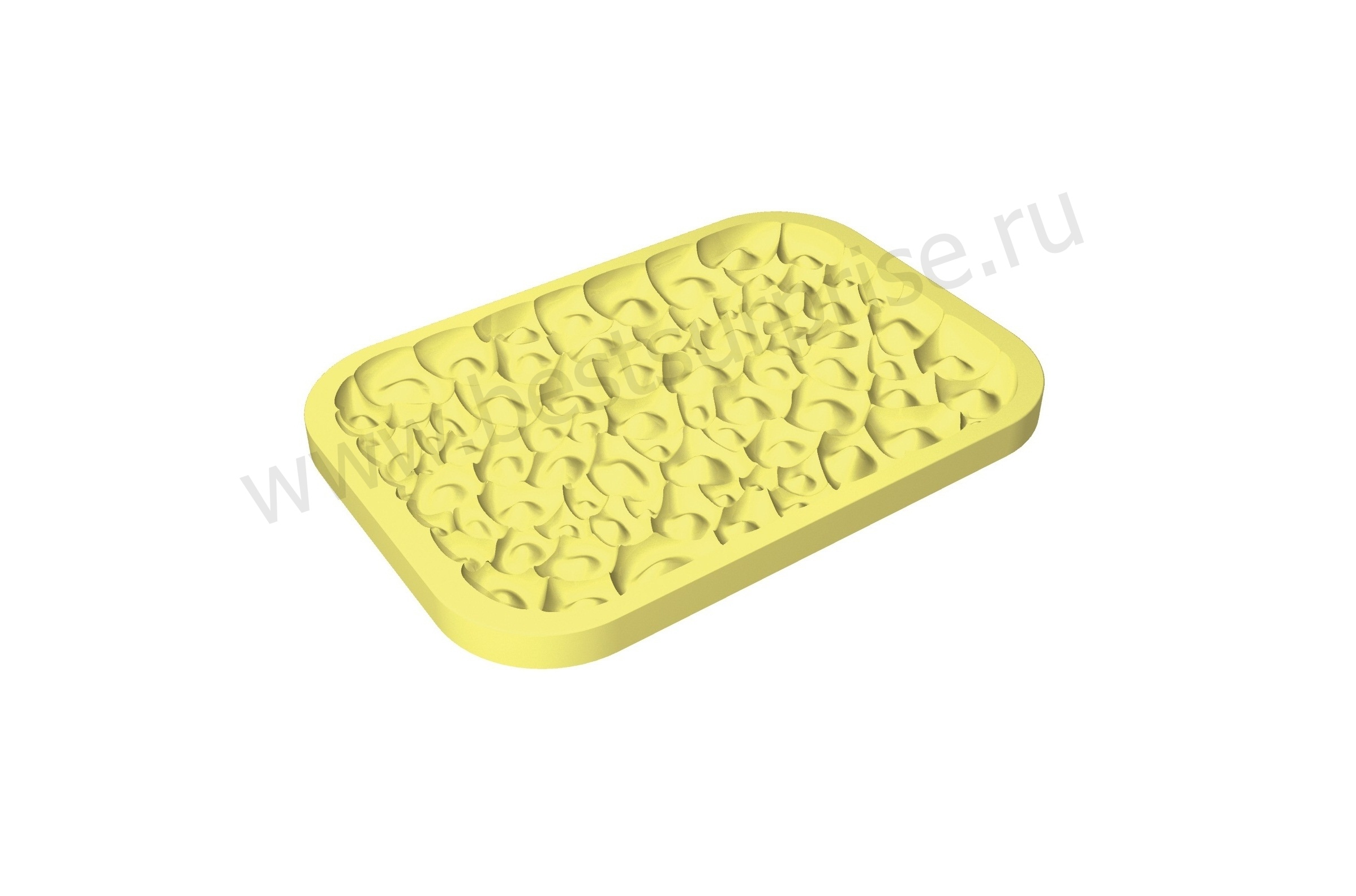 Силиконовая форма для декора 3D Top iсe Coral (Корал), Pavoni - 5bae1c7eed895 top102 top ice coral silicone mould icecream containers 1
