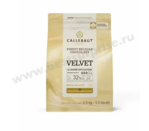 Белый бельгийский шоколад Velvet 32% Barry Callebaut 2.5кг. - beliy belgiyskiy shokolad velvet 32 barry callebaut jpg