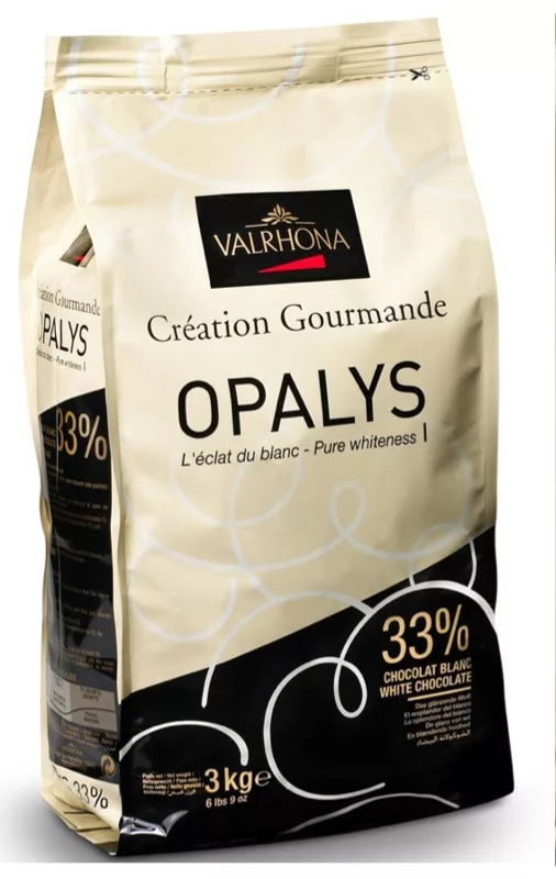 Белый шоколад кувертюр Opalys 33% Valrhona, 3 кг. Франция - belyj shokolad kuvertyur opalys 33 valrhona 3 kg francziya jpg