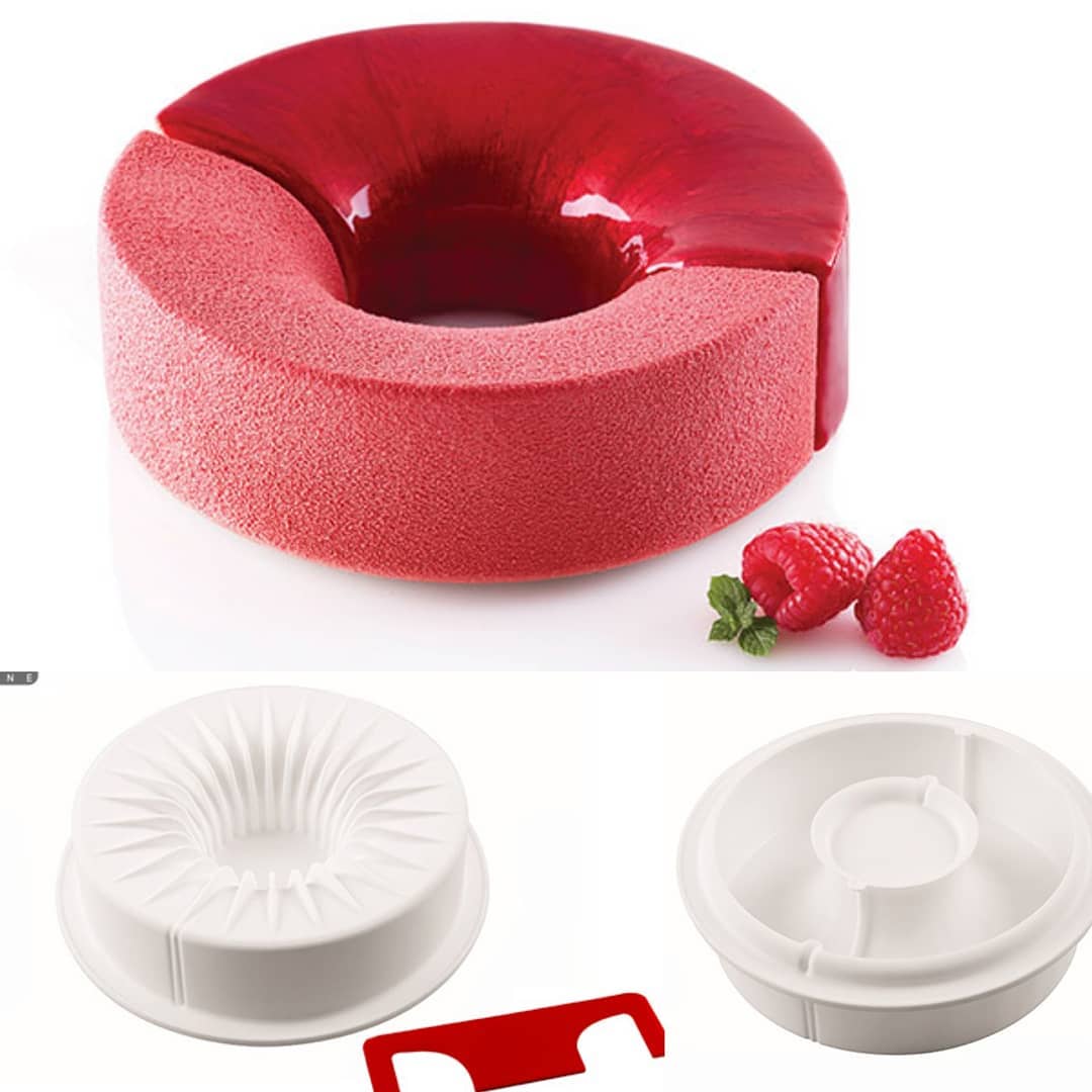 Силиконовая форма для торта Встреча (Incontro), Silikomart (Италия) - silicone mold for cake meeting incontro silikomart italy