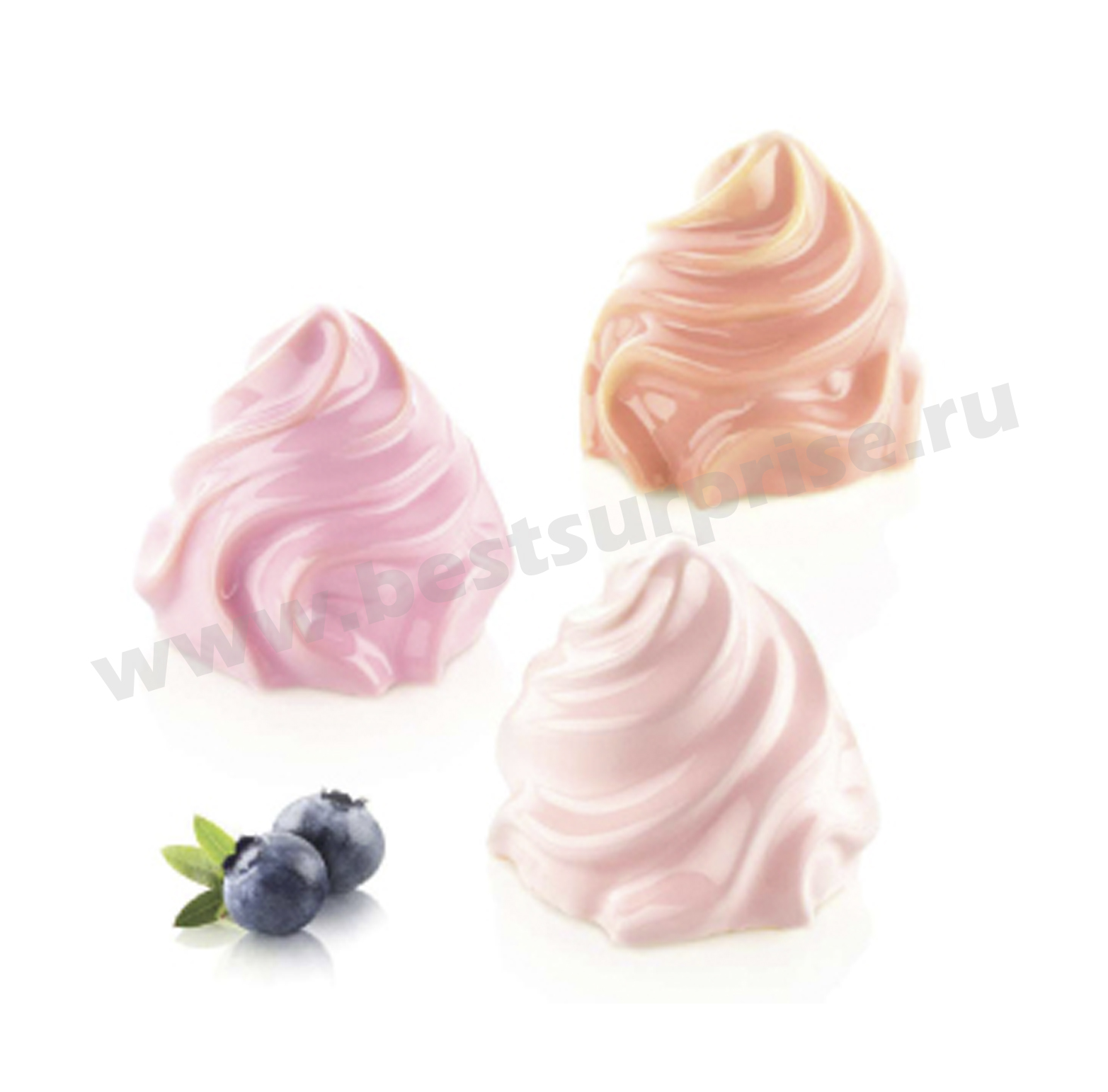Силиконовая форма для пирожных Chantilly120 (Шантильи), Silikomart - silikonovaya forma dlya pirozhnyh chantilly120 shantili silikomart