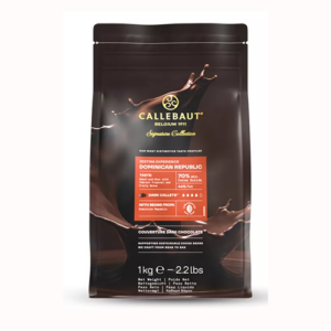 Шоколад кувертюр Zestina Dominican Republic 70%, Callebaut 1 кг.